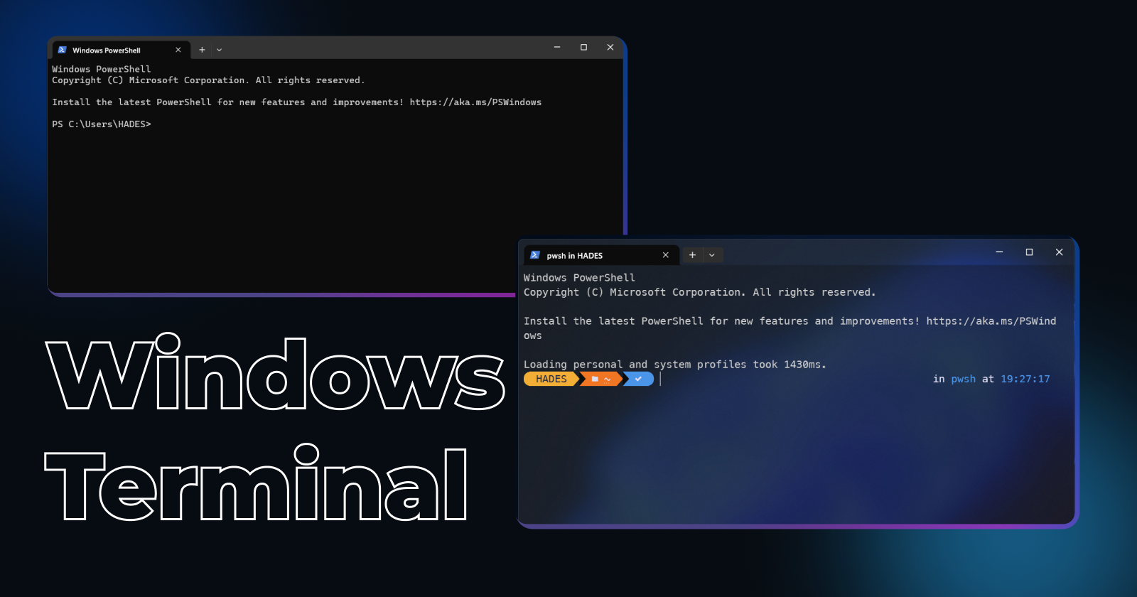 Upgrade the look of your Windows terminal